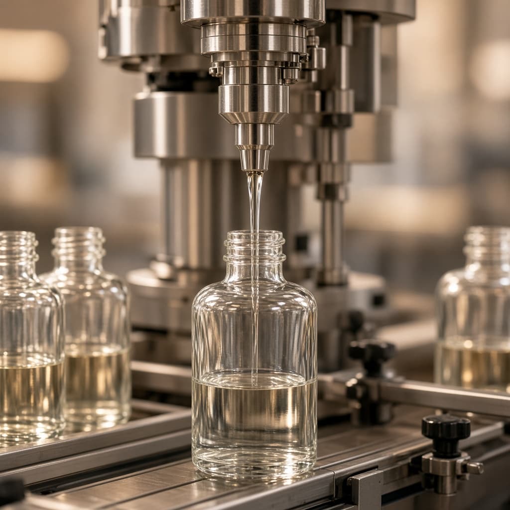 Illustrative filling operation — not a verified ADEPT facility photograph